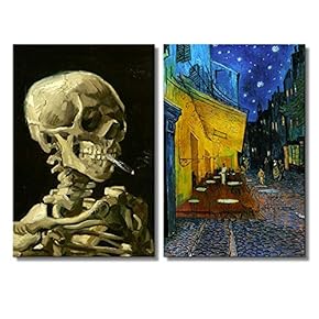 Cafe Terrace at Night Skull of a Skeleton...