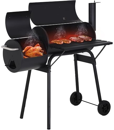 Amazon.com: 43-inch Charcoal Outdoor BBQ Grill - Portable Camping