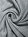uxcell Men Contrast Color Raglan Tee Shirt Light Gray S US 34
