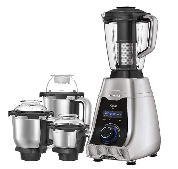 Buy Havells Silencio 4 Jar Mixer Grinder with 5 Patented Technology