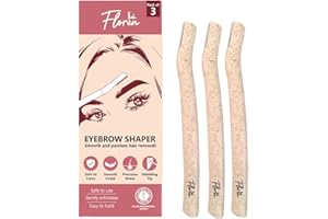 Floren Face Razor For Women - For Smooth & Effortless Facial Hair Removal I Suitable For Peach Fuzz, Chin, Upper Lips, Eyebro