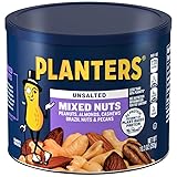 PLANTERS Roasted Unsalted Mixed Nuts, 10.3 oz