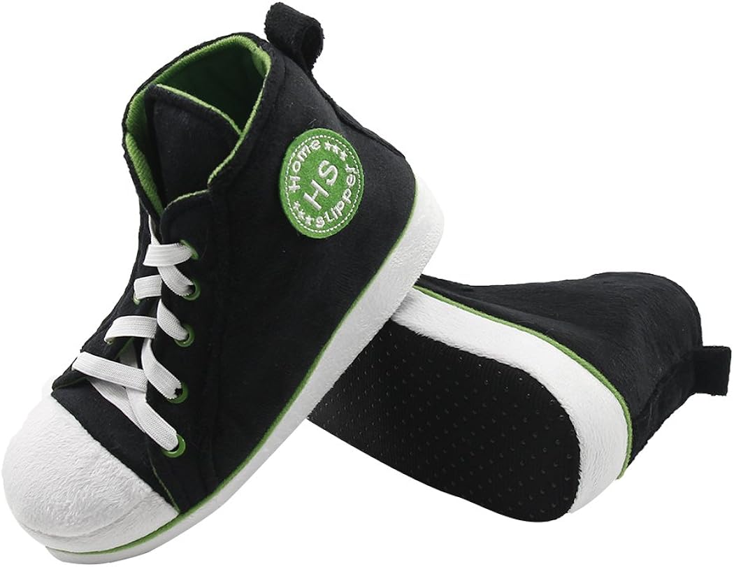 black high top non slip shoes