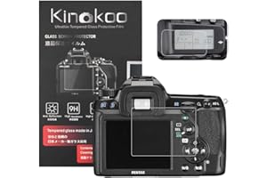 kinokoo Tempered Glass Film for Pentax K-5 II/K-5 IIS Crystal Clear Film Pentax K-5 II K-5IIS Screen Protector with Top Scree