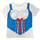 Rwabing Oktoberfest Shirts for Women German Bavarian Costume T-Shirt Bier Festival Novelty Tee Tops