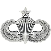 Army Senior Parachute Badge Full Size Sil/Ox