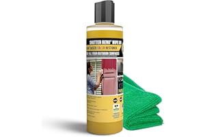 Shutter Renu Wipe On | Advanced Color Restorer & Protectant for Faded Shutters | Plastic Car Trim | Patio Furniture & Outdoor Surfaces | Rejuvenate & Restore Vibrant Color to Weathered Items Easily