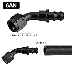 EVIL ENERGY 6AN 90 Degree Push Lock Hose Fitting