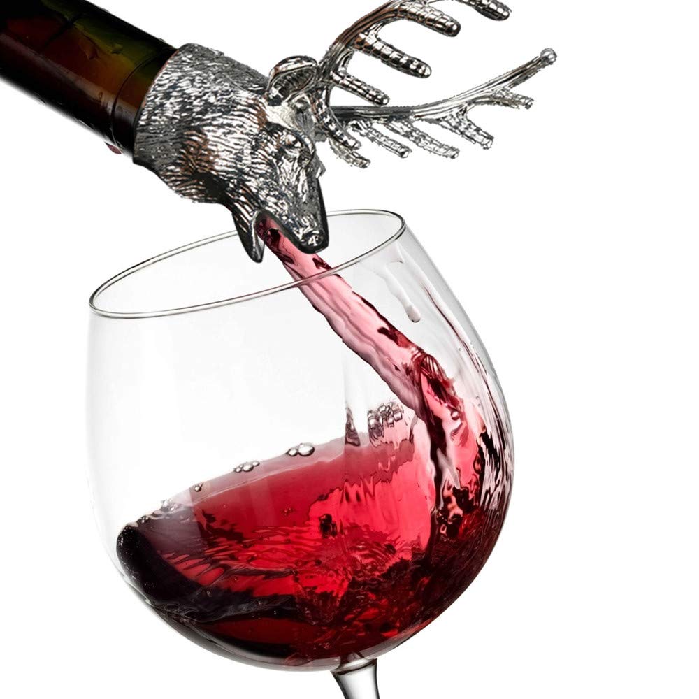  Wine Aerator Pourer Elk Stainless Steel Liquor