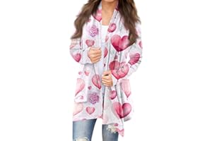 MABUTINGTI Long Cardigans for Women Trendy 2023 Cute Christmas Print Casual Lightweight with Long Sleeve Open Front Outwear