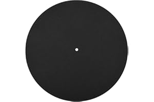 Saluaqui Cork Turntable Mat Slipmat for Dj Scratch Thin Turntable Record Mat Slipmat Acrylic Professional Record Pad Player S