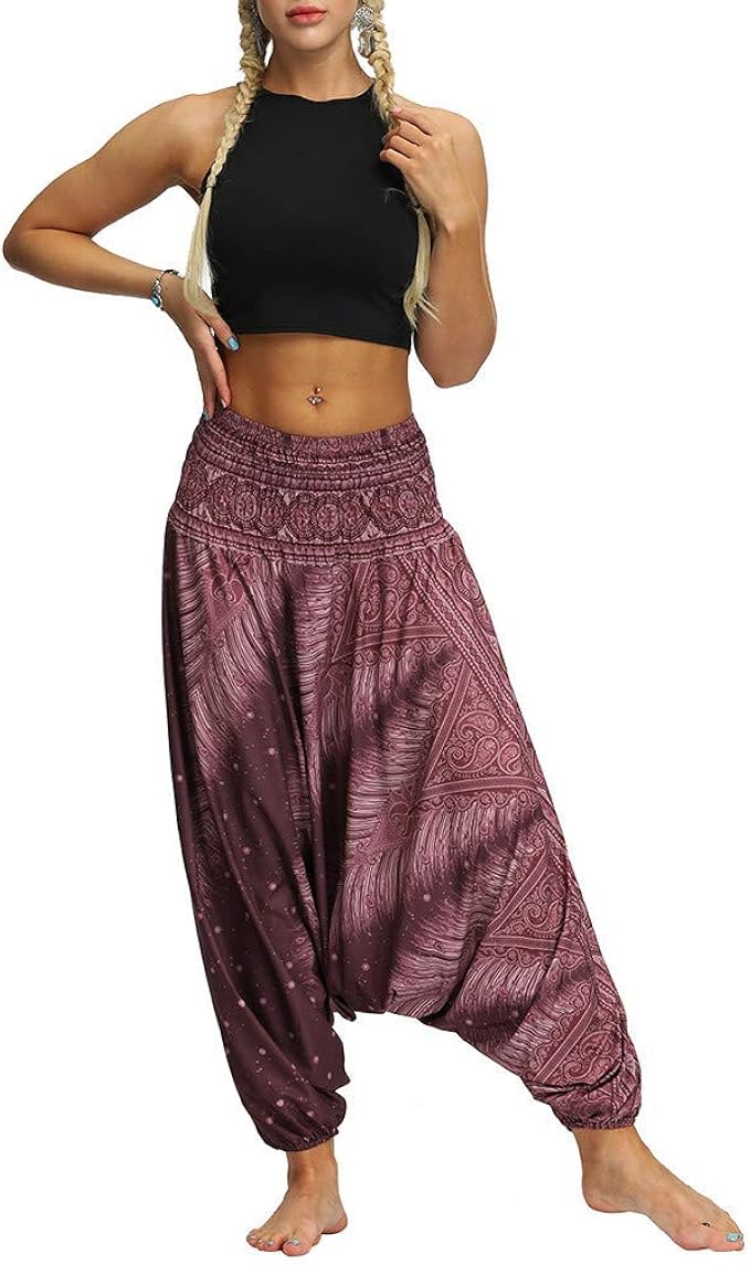 Harem Pants Women And Men Harem Jumpsuit Classic Harem Pants Hippie
