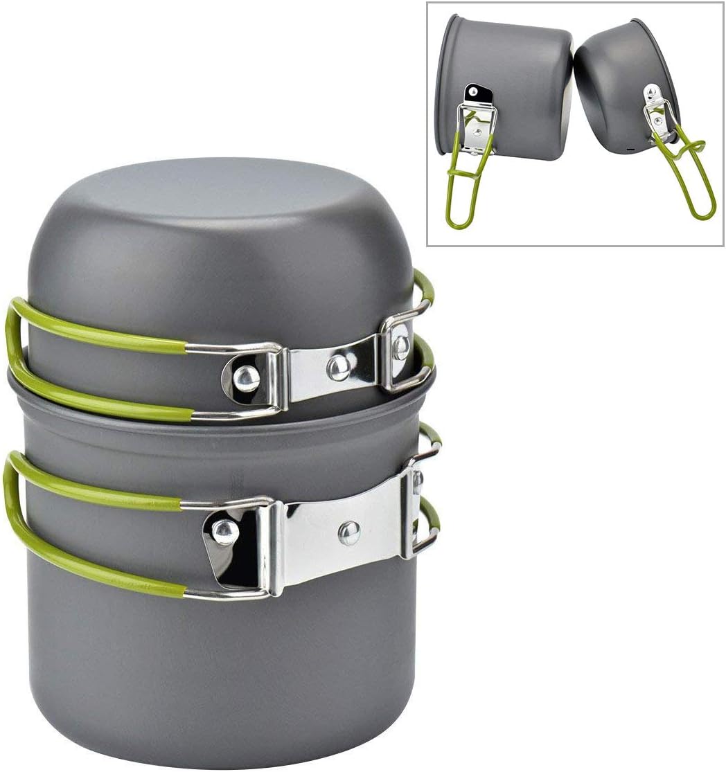 Camping Kochgeschirr Set - Aluminium Für 1-2 Personen