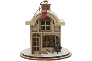 OLD WORLD CHRISTMAS Ginger Cottages Big Red Sock Stocking Company Ornaments for Christmas Tree