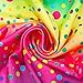 Anbaby Girls 3 Pcs Princess Mermaid Tail Swimwear Swimsuit Bikini Set Rainbow 1 120CM