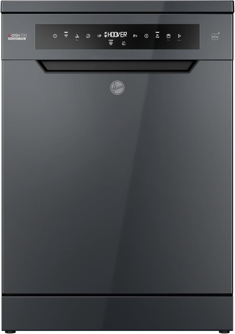 Hoover H-DISH 700 Freestanding Dishwasher 14 Place Wi-Fi Bluetooth Graphite