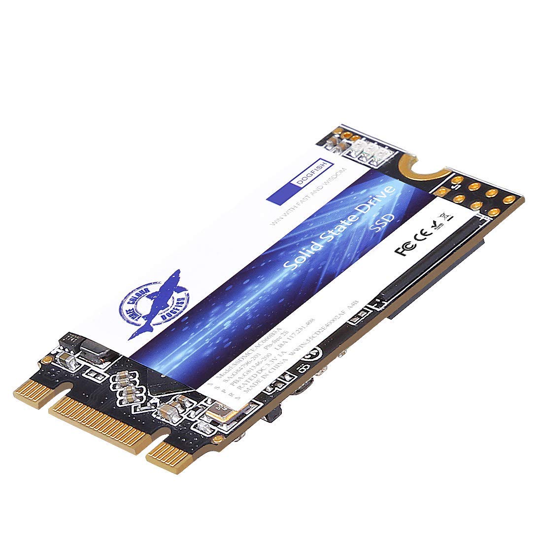Dogfish SSD M.2 2242 1TB Ngff Internal Solid State Drive High Performance Hard Drive for Desktop Laptop SATA III 6Gb/s SSD (1TB, M.2 2242)