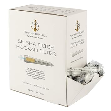 Shisha Filter | Shisha-Mundstück mit integriertem Filter aus Balsa-Holz, filtert Teer und Nikotin, natürliches Zubehör für Wa