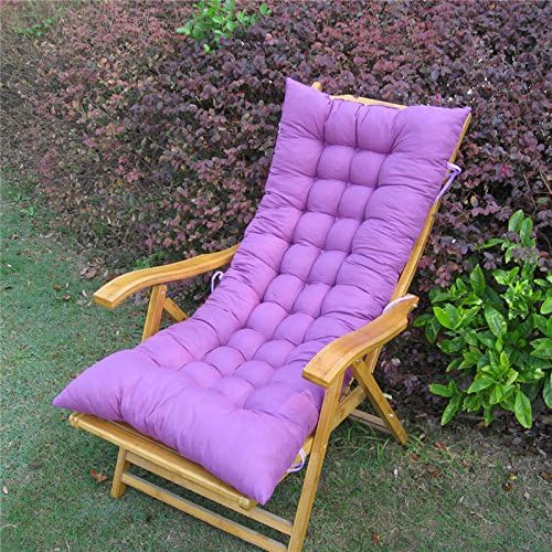 Lunch Break Recliner Seat Cushion rocking chair cushion thick warm sofa cushion rattan seat cushion, fold the seat cushion 48*120cm,48x120cm Deep Violet