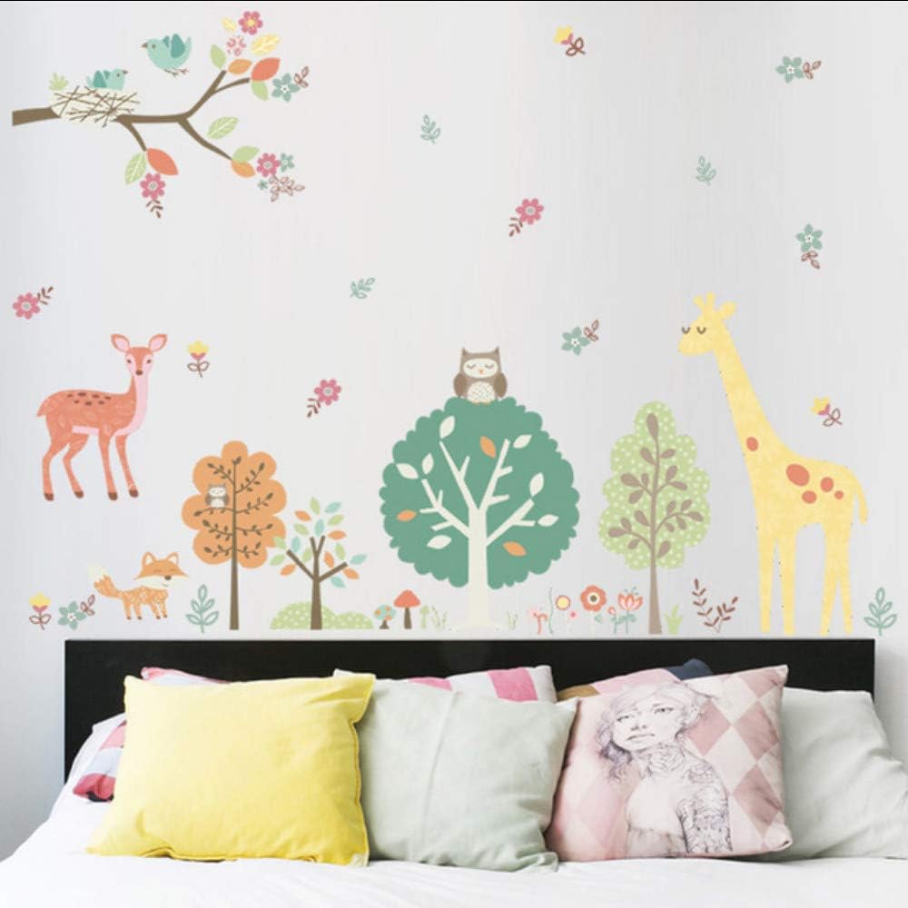 Lglays Animales De Dibujos Animados Etiqueta De La Pared Para