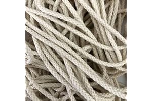 Anrox Supply Co. 1/8" Tubular Natural Cotton Sash Cord Rope Tubular Sewing Craft (5 Yards)