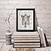 Dictionary Art Print - Ribcage with Heart - Printed on Recycled Vintage Dictionary Paper - 8.5