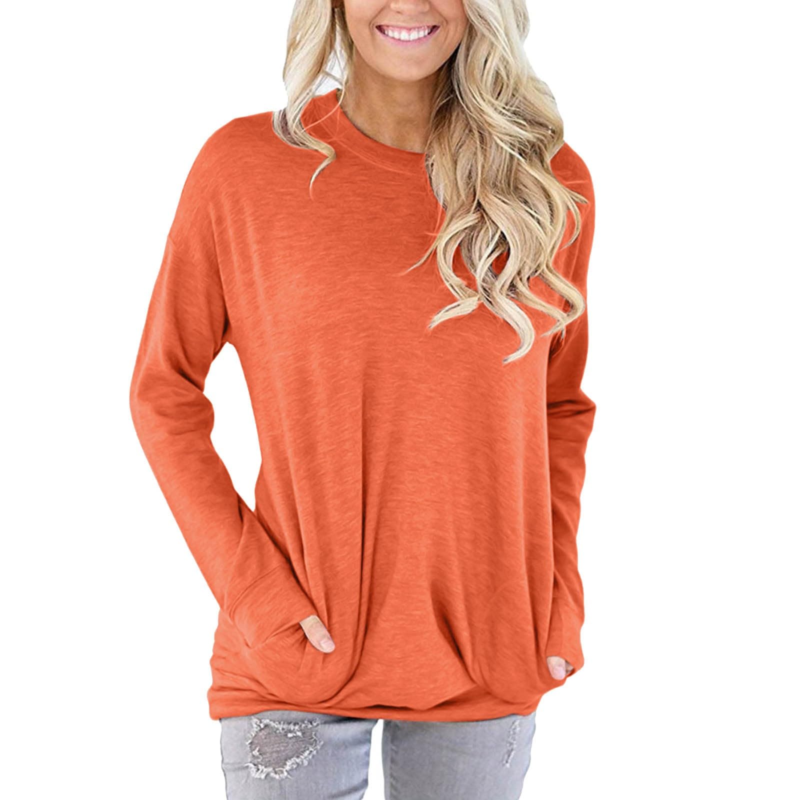 ZOOJINFAR Womens Pocket Shirts Casual Loose Fit
