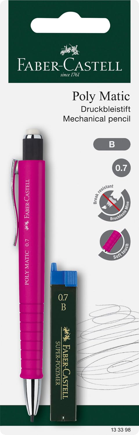 Faber-Castell Polymatic 0.7mm Mechanical Pencil - Assorted Colours — image 1