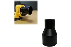 Adapter for Sandblaster Compatible with Dewalt DCW210 Connects to 1.550" Diameter Hose for Shopvac