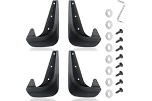 WEDFISH 4PCS Car Mud Flaps,Splash Guards Trimmable Mud Guard,Universal Mud Flaps for Trucks Protects Front & Rear Wheel Automotive Exterior Accessories