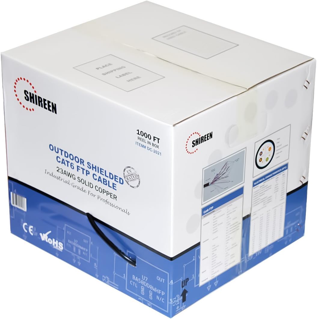 Best Coaxial Cable For Internet 2021 Amazon.com: Shireen DC 2021 Outdoor CAT6 FTP Shielded 1000ft Best Coaxial Cable For Internet 2021 Amazon.com: Shireen DC 2021 Outdoor CAT6 FTP Shielded 1000ft