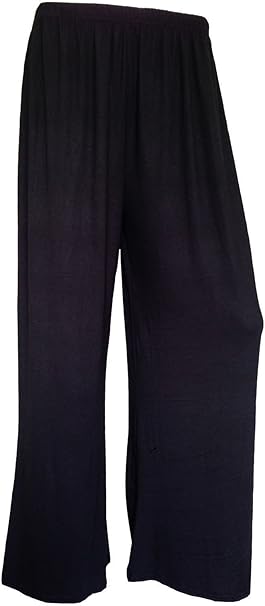 ladies black flared trousers
