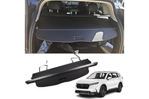Marretoo for Honda 2023 2024 2025 CRV Cargo Trunk Cover (Include Hybrid) for Honda CRV Accessories s Black Retractable Trunk 