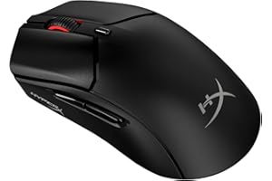 HyperX Pulsefire Haste 2 – Wireless Gaming Mouse- Ultra Lightweight, 61g, 100 Hour Battery Life, Dual Wireless Connectivity, Precision Sensor - Black