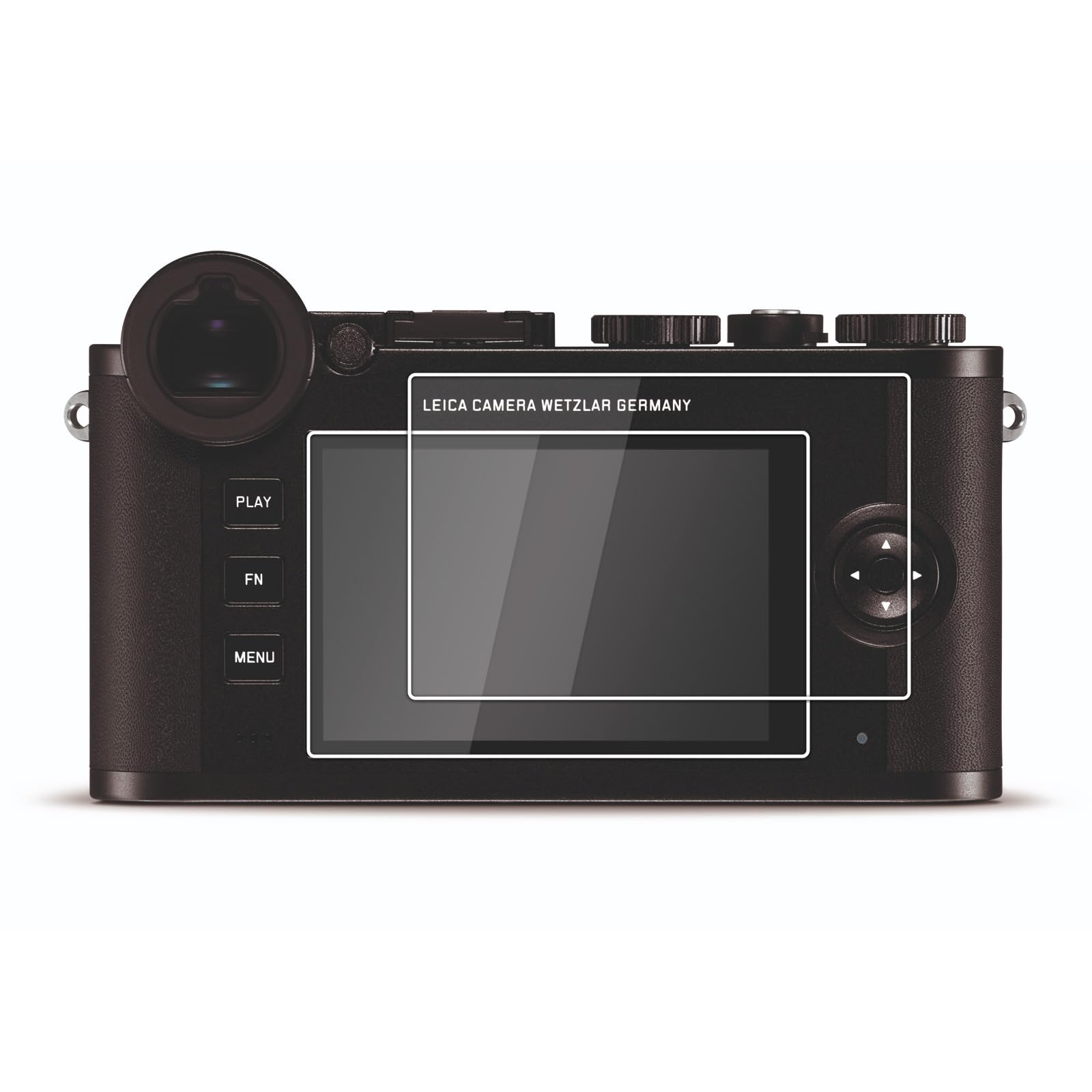 kinokoo Screen Protector for Leica CL camera, 0.25mm 9H Hardness Tempered Glass Film for Leica CL camera - Bubble Free& Anti-Scratch&Anti-Finger Print (2 Pack)