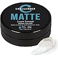 Challenger Matte Cream Pomade | Natural, Shine Free Styling Product | Medium Firm All-Day Hold | Travel Friendly Water Based Hair Gel | For All Hair Types | 1.5oz