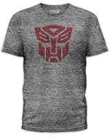 Transformers Autobots Logo Adult Heather Gray T-Shirt