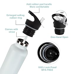 Neihepal 24oz Insulated Water Bottles Bulk 4