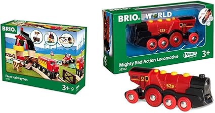 farm railway set brio