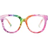 Zeelool Unisex Retro Oversized Square Blue Light Blocking Glasses Harrell ZOP049594