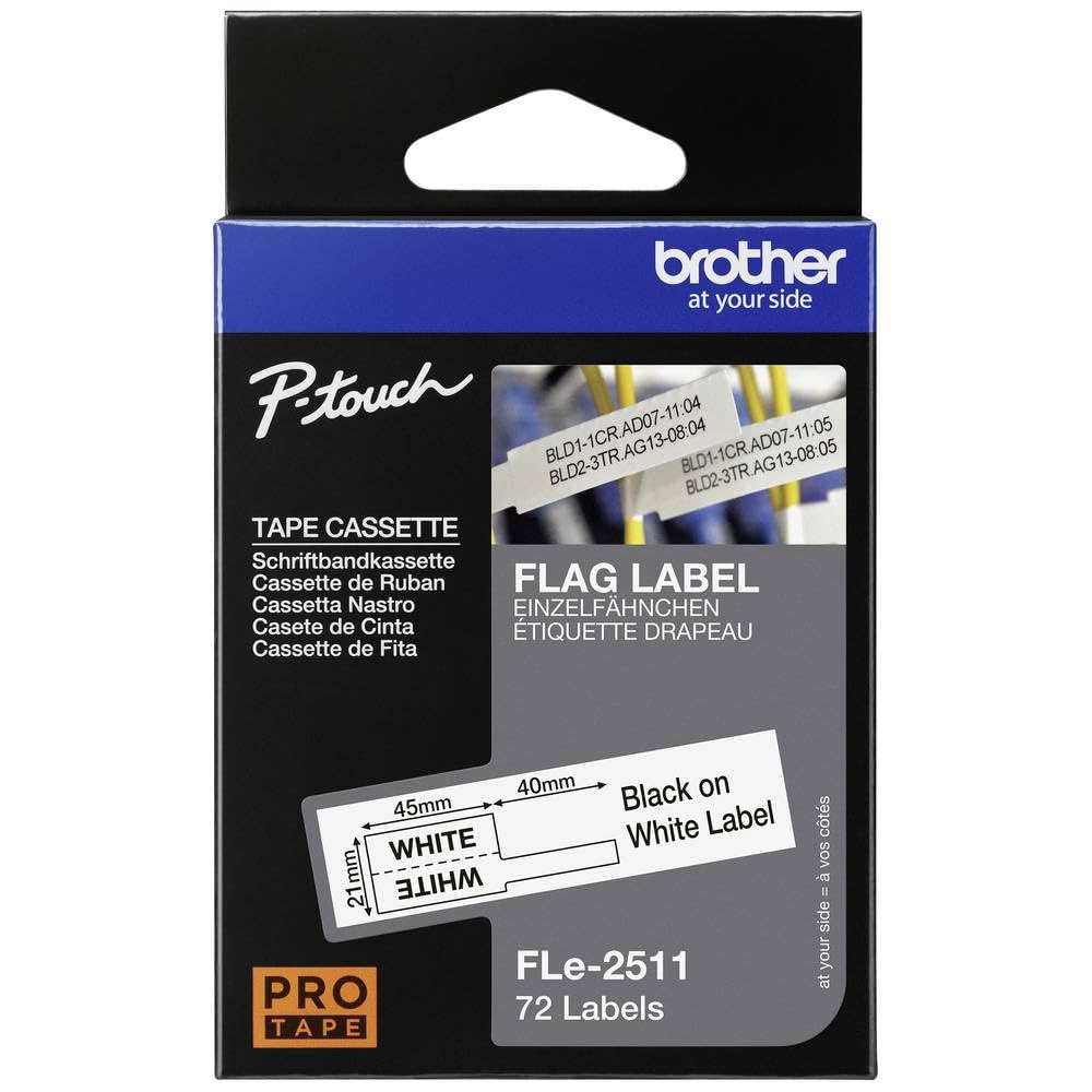 Brother - White - 72 label(s) labels - for P-Touch PT-P950NW