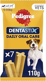 Pedigree DentaStix Daily Dental Sticks Small Dogs 5-10 kg 7 Sticks 110g Pack 10 view 4
