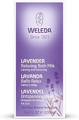 Weleda Lavender Relaxing Bath Milk 200ml Natural Essential Oil Calming Stress view 2