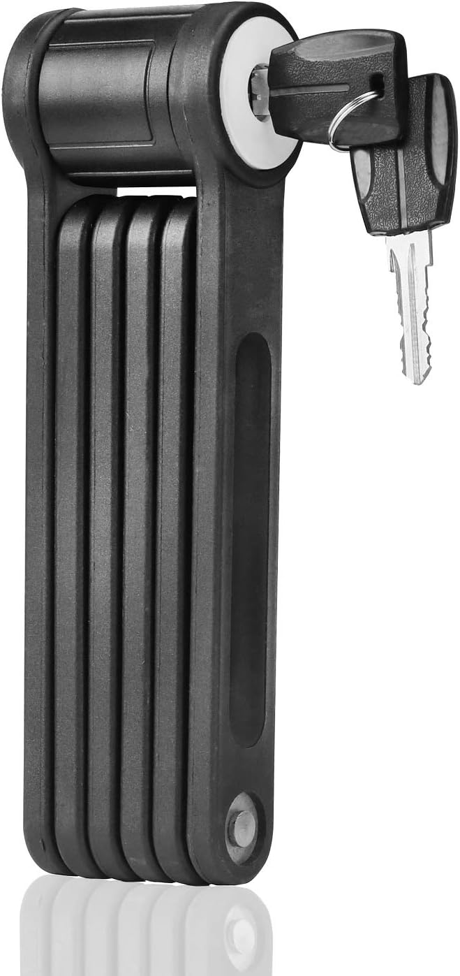 Bike Lock, BIGLUFU Bicycle Folding Locks with Mounting Bracket - Image 3