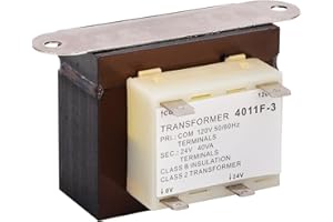 GREESUIT 4011F-3 Trane Furnace Transformer Replacement - 120V to 24V Heavy Duty HVAC Compatible with TRR1729/TRR00784/TRR-0784/TRR0784/TRR-1816, TRR-1816 Step Down Voltage Converter Accessories