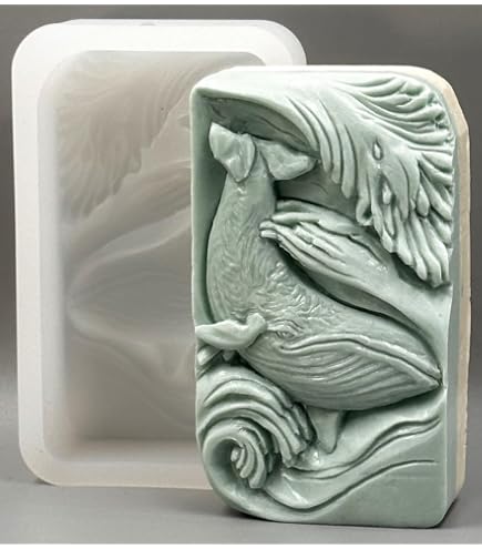 MOULE EN SLCONE EAGLE pour savon résne plâtre cre polymère argle