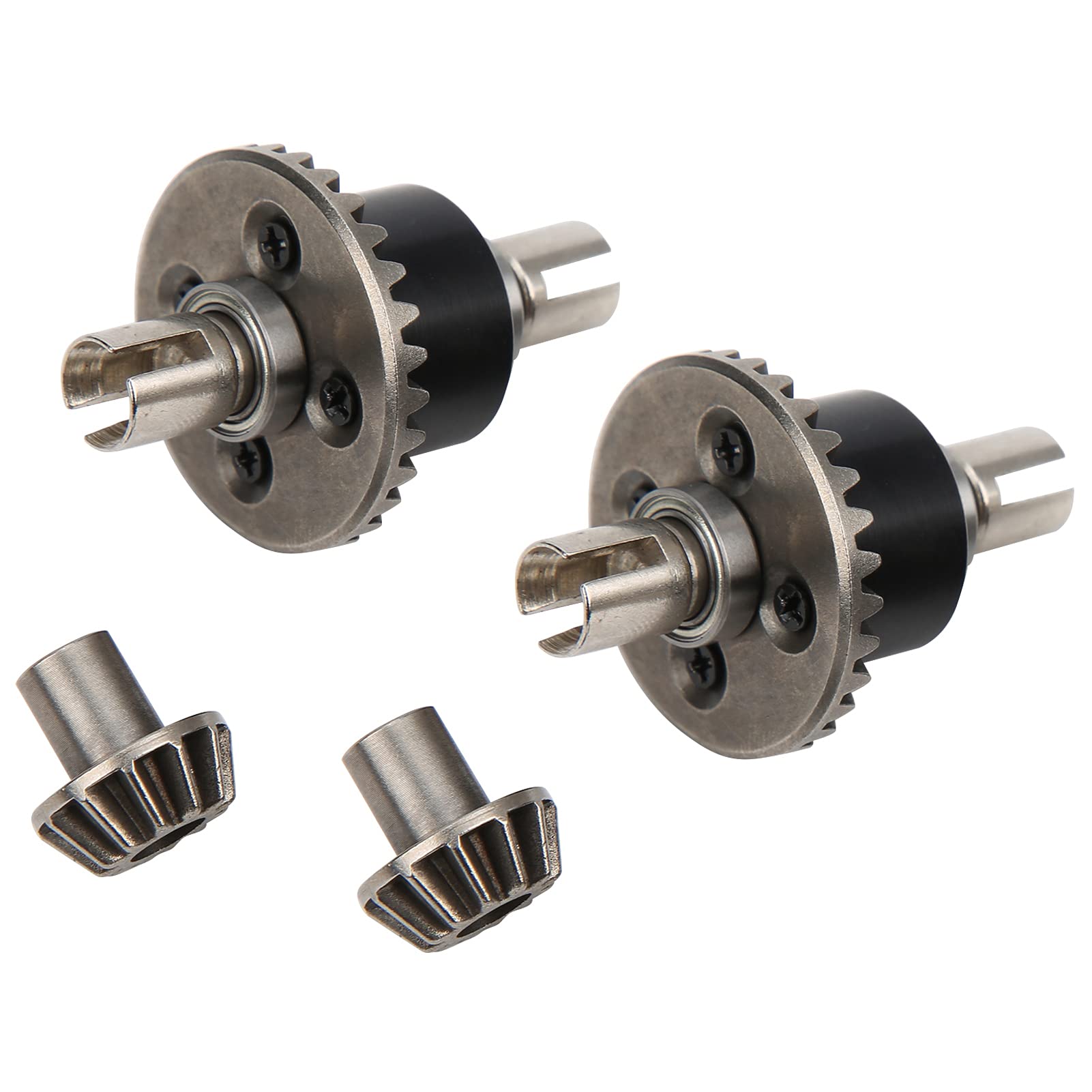RiToEasysports Metal Differential Gear Drive Gear Wheel Set Fit for WLtoys 144001 1/14 RC Car Model Car Model Accessories