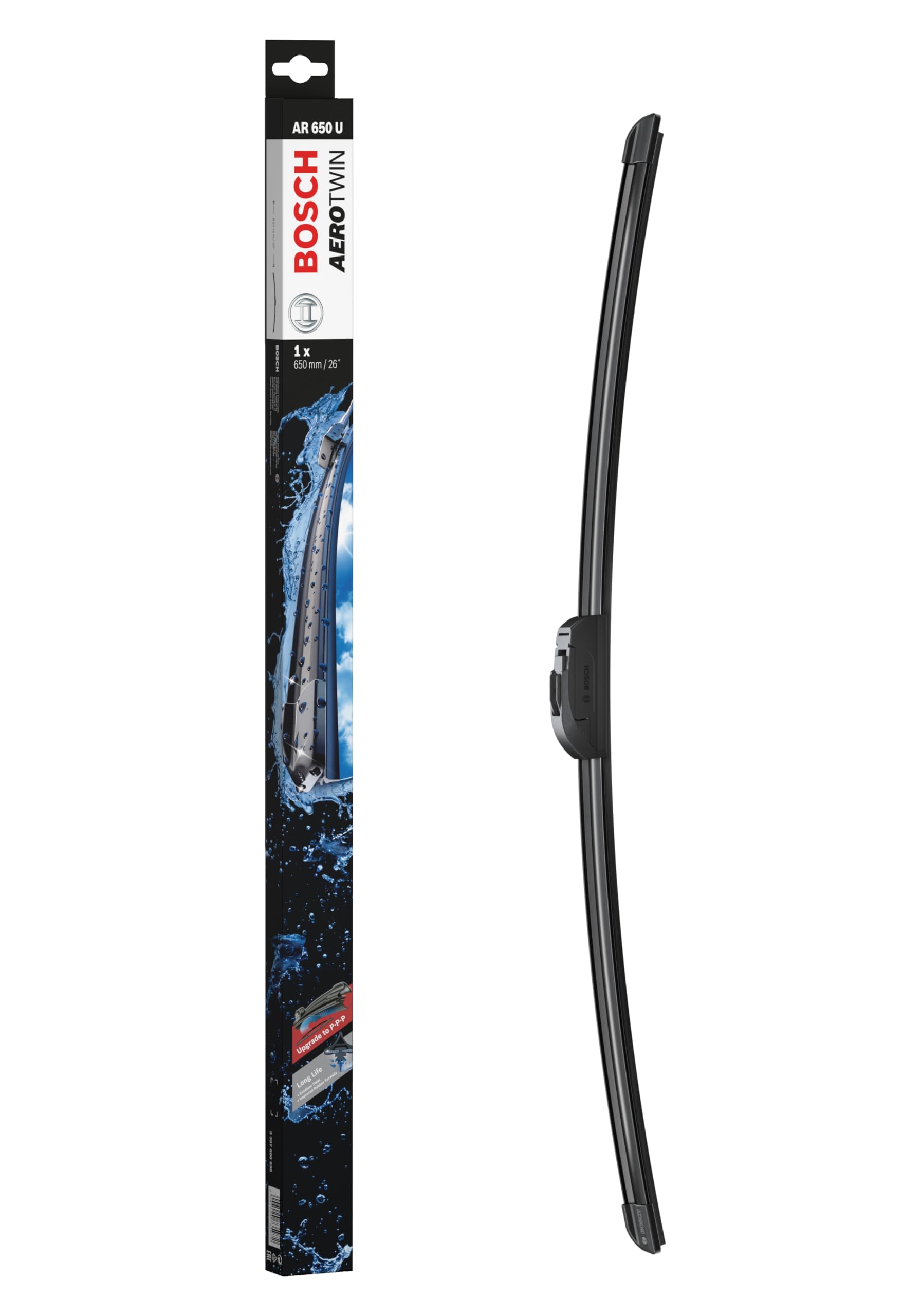 Bosch Wiper Blade Aerotwin AR650U, Length: 650mm – Single Front Wiper Bladess - Only for Left-Hand Drive (EU), hinten