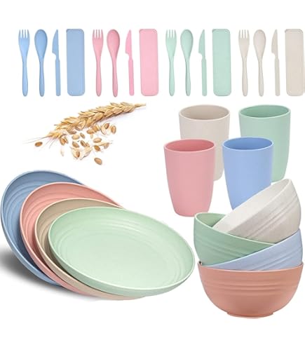 Vajillas Para Personas Juego De Vajilla De Plástico Para Cocina