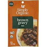 Simply Organic Brown Gravy Mix, Certified Organic, Gluten Free | 1 Ounce (Pack of 1)